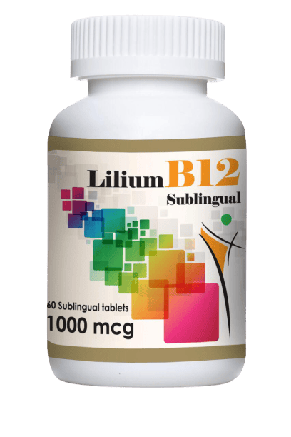 Lilium Vitamin B12 1000mcg 60 Sublingual Tablets