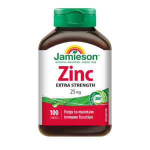 Jamieson Zinc 25mg 100 Tablets