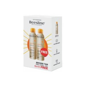 Beesline Brown Dry Feel Tanning Oil 1+1 Free Offer