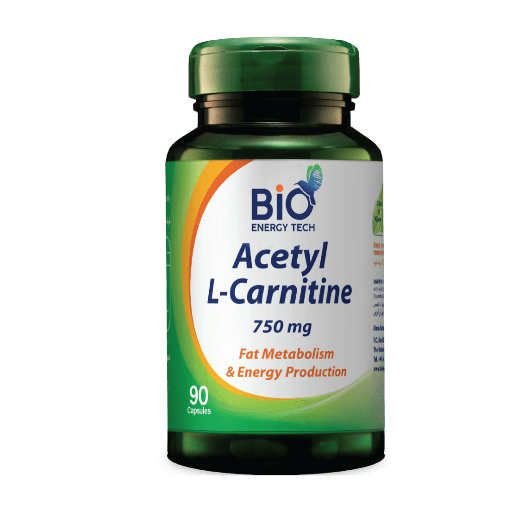 BioEnergyTech Acetyl L-Carnitine 750mg 90 Capsules