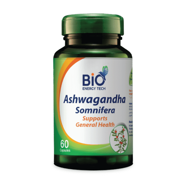 BioEnergyTech Ashwagandha Root Extract 500mg 60 Capsules