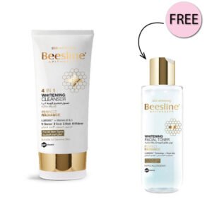 Beesline 4 In 1 Whitening Cleanser + Whitening Facial Toner 200ml Free