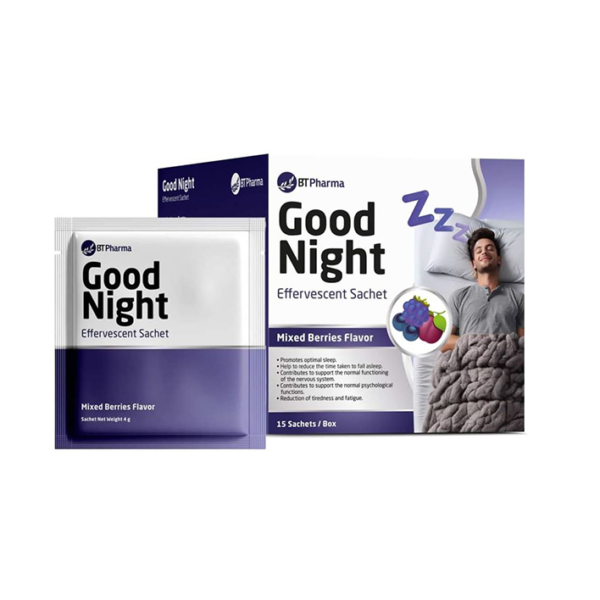 BT PHARMA Good Night 15 Effervescent - 15 Sachets per Box