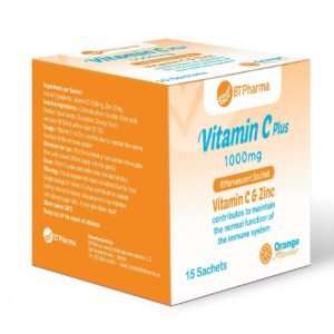 BT PHARMA Vitamin C Plus 1000Mg & Zinc 15 Sachets