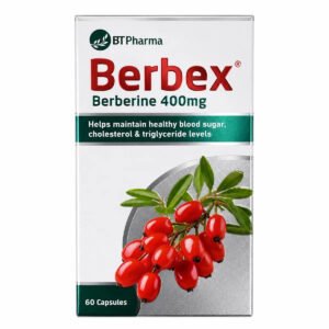 BT Pharma Berbex Berberine 400mg 60 Capsules