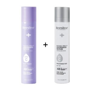 Beesline Radiant Bright Underarm Serum Silky Touch 150ml + Fragrance Free 150ml Offer