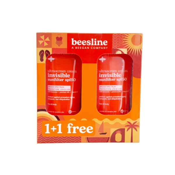 Beesline Ultrascreen Cream Invisible SPF50 60ml 1+1 Free