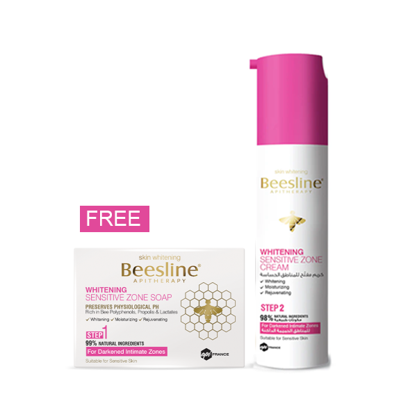Beesline Whitening Sensitive Zone Cream 50ml + Soap Bar Offer