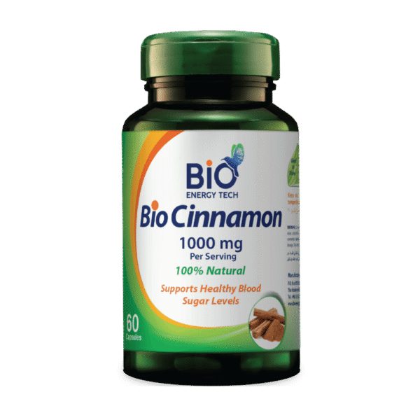 BioEnergyTech Bio Cinnamon 500mg 60 Capsules
