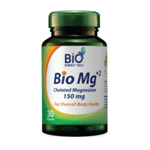 BioEnergyTech Bio Mg+2 Magnesium Bisglycinate 150mg 30 Capsules