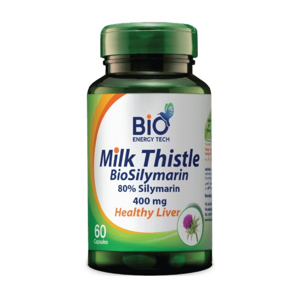 BioEnergyTech BioSilymarin Milk Thistle 500mg 60 Capsules