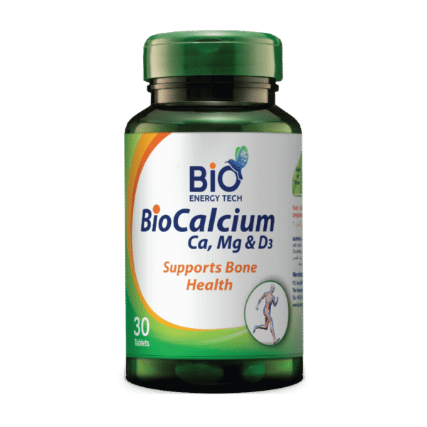 BioEnergyTech Bio Calcium Magnesium & Vitamin D3 30 Tablets
