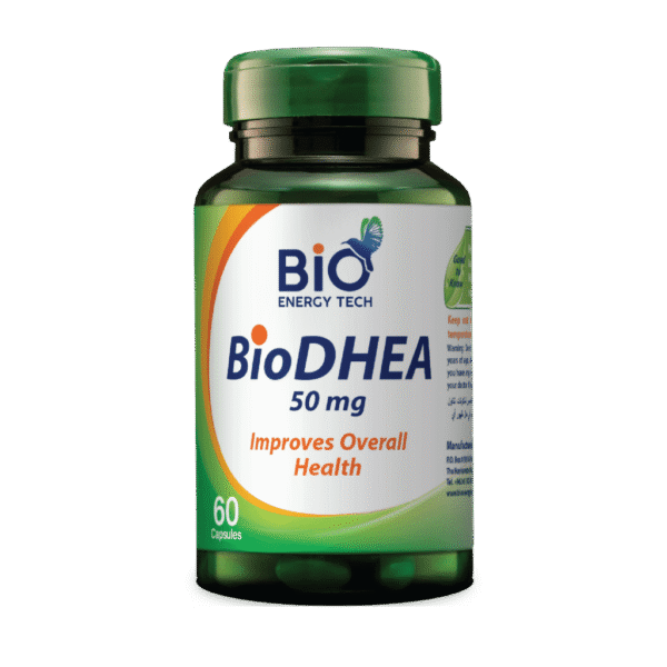 BioEnergyTech Bio DHEA 50mg 60 Capsules