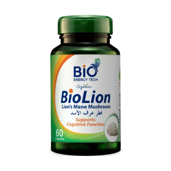 BioEnergyTech Bio Lion Lion's Mane 500mg 60 Capsules