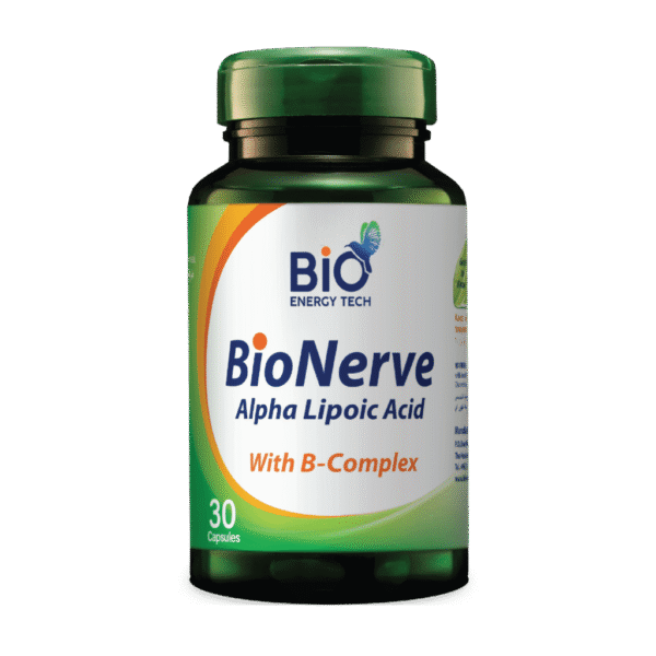 BioEnergyTech Bio Nerve Alpha Lipoic Acid 600mg 30 Capsules