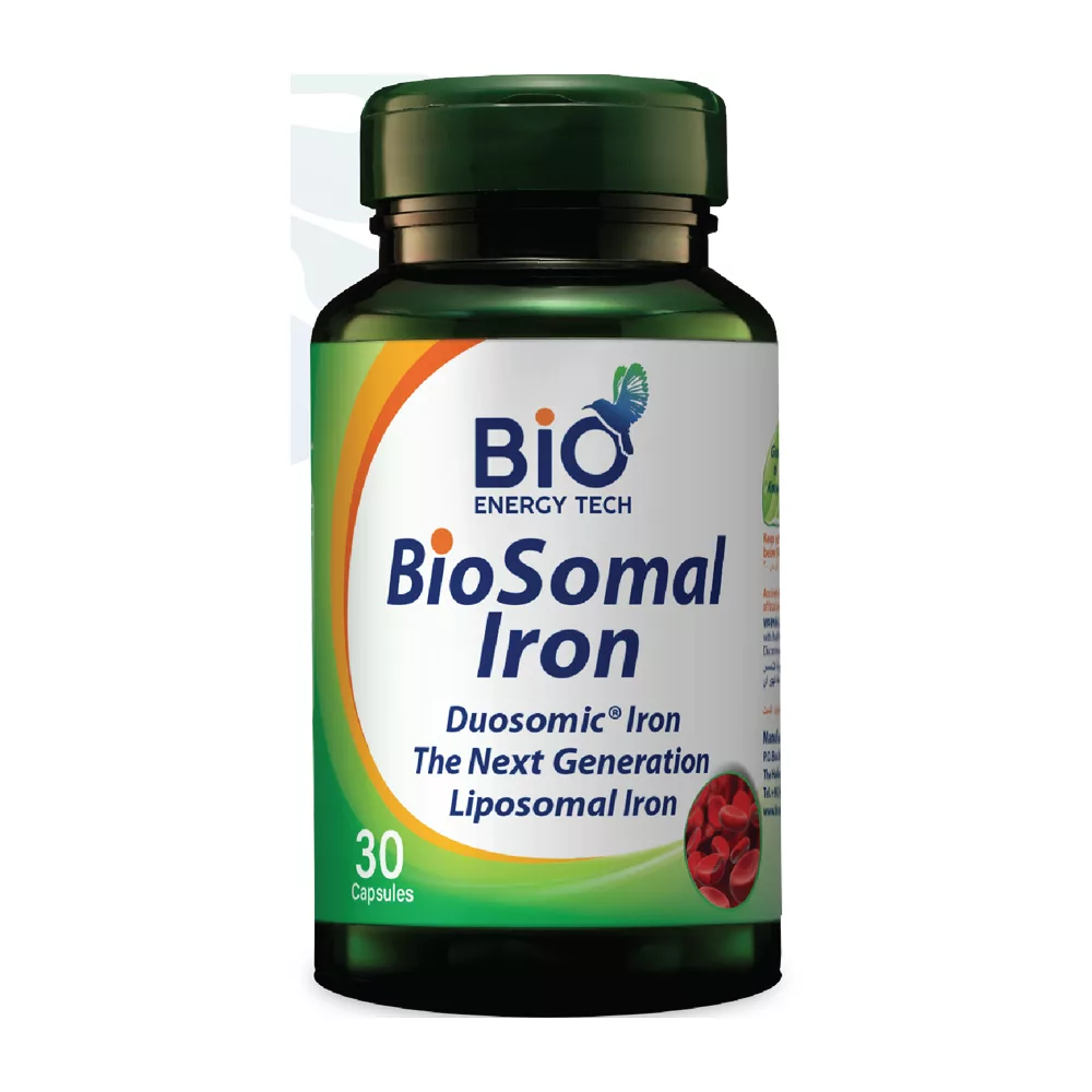 BioEnergyTech BioSomal Liposomal Iron 30mg 30 Capsules