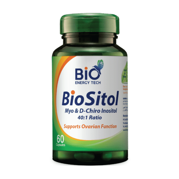 BioEnergyTech Bio Sitol Myo & D-Chiro Inositol 40:1 60 Capsules