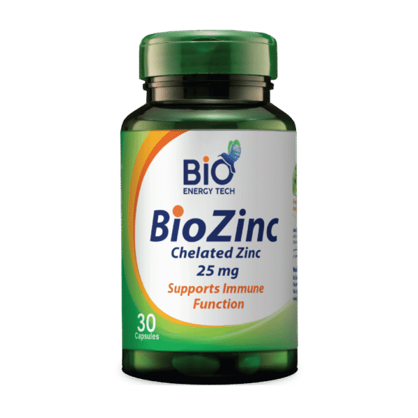 BioEnergyTech Bio Zinc 25mg 30 Capsules