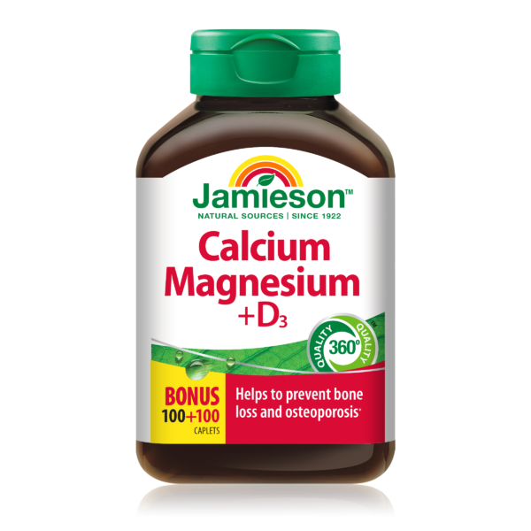 Jamieson Calcium Magnesium & Vitamin D3 200 Tablets