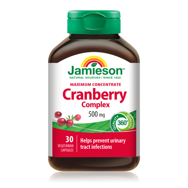 Jamieson Cranberry Complex 500mg 30 Capsules
