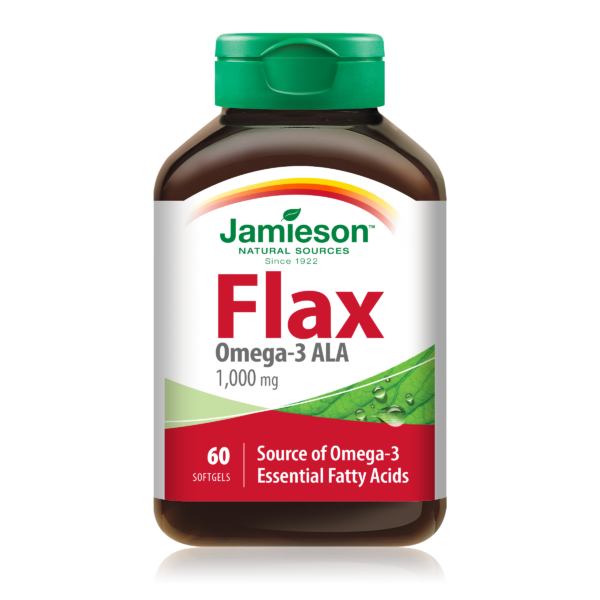 Jamieson Flax Oil 1000mg 60 Softgels