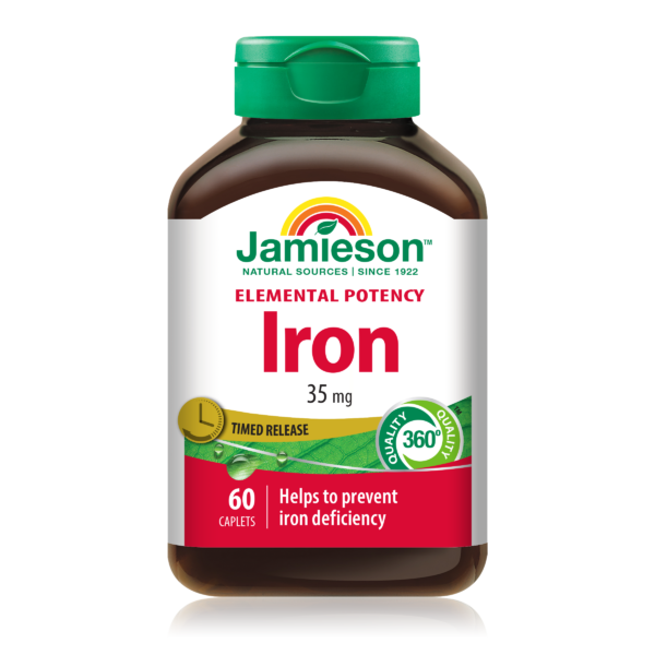 Jamieson Iron 35mg Timed Release 60 Caplets