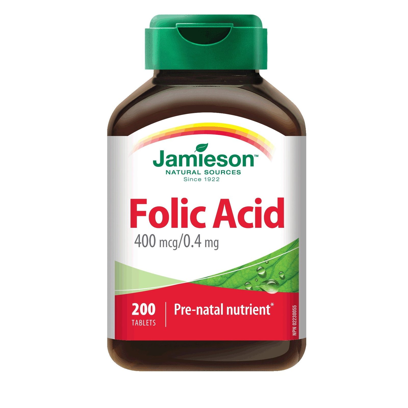 Jamieson Folic Acid 400mcg 200 Tablets
