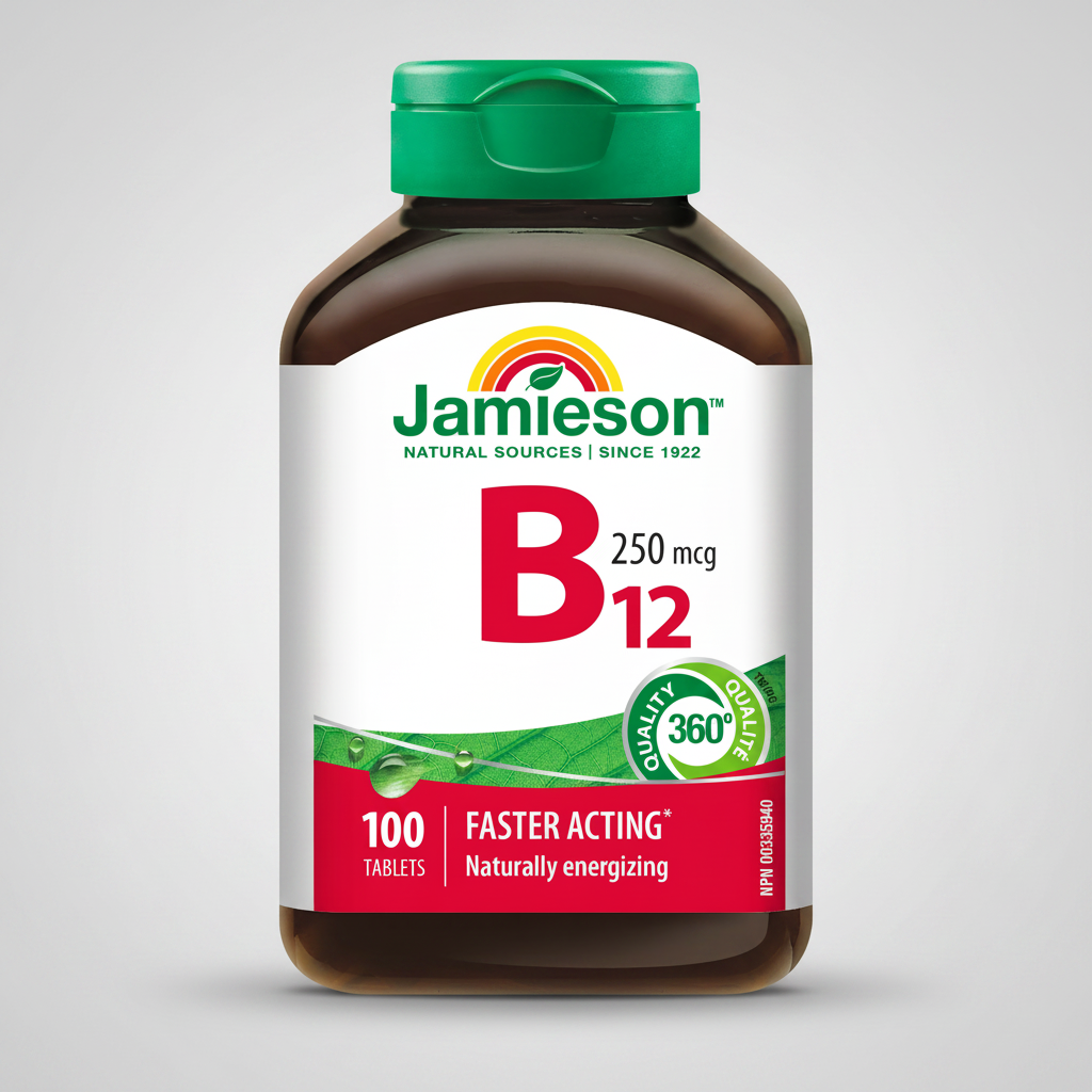 Jamieson Vitamin B12 250mcg 100 Tablets