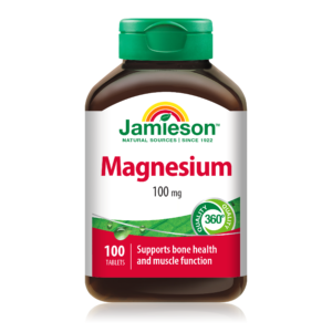 Jamieson Magnesium 100mg 100 Tablets