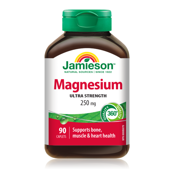 Jamieson Ultra Strength Magnesium 250mg 90 Tablets