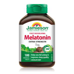 Jamieson Melatonin 5mg Fast Dissolving 100 Sublingual Tablets