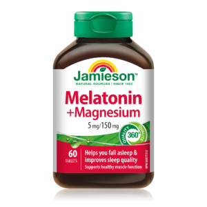 Jamieson Melatonin 5mg with Magnesium 150mg 60 Tablets