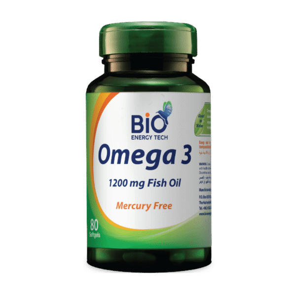 BioEnergyTech Omega 3 1200mg 80 Softgels