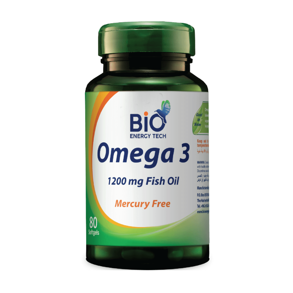 BioEnergyTech Omega 3 1200mg 80 Softgels