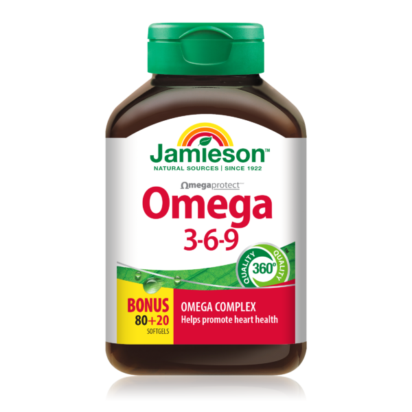 Jamieson Omega 3-6-9 OmegaProtect 100 Softgels