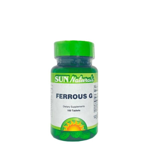Sun Naturals Ferrous G 300mg 100 Tablets