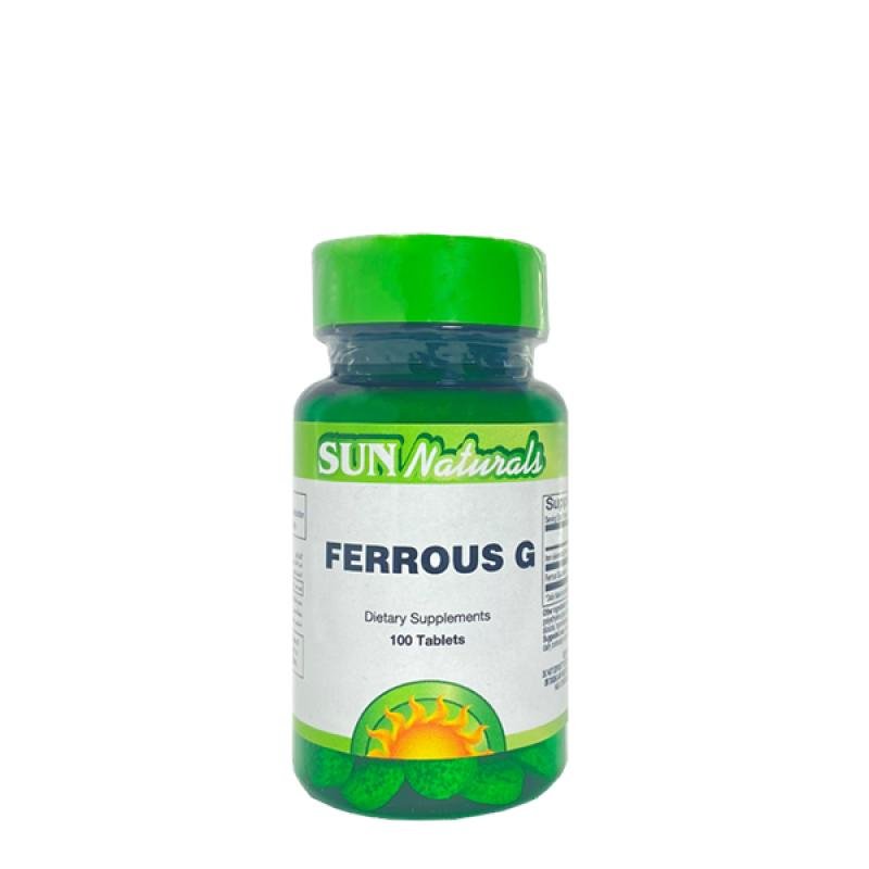 Sun Naturals Ferrous G 300mg 100 Tablets