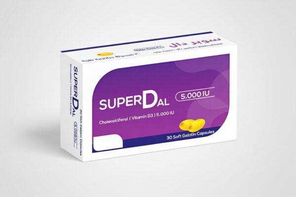 Itqan SuperDal Vitamin D3 5000 IU – 30 Capsules