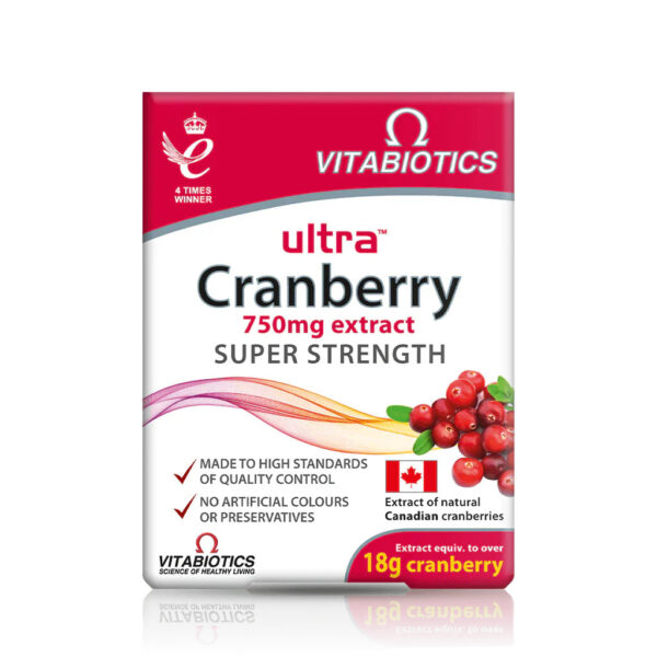 VITABIOTICS Ultra Cranberry 30 Tablets