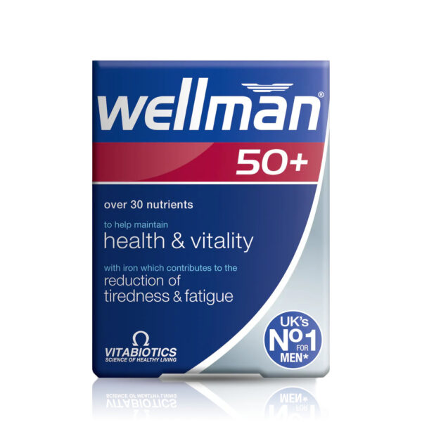 VITABIOTICS Wellman 50+ 30 Tablets