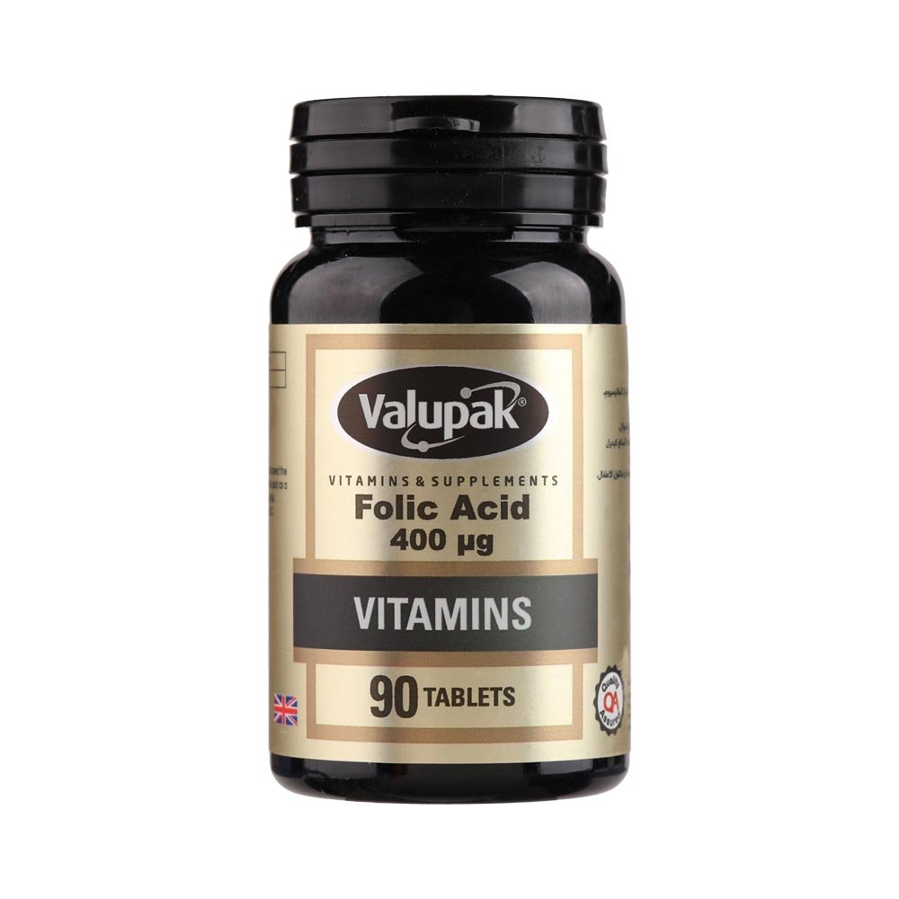 Valupak Folic Acid 400Mg 90 Tablets