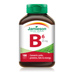 Jamieson Vitamin B6 Pyridoxine 25mg 100 Tablets