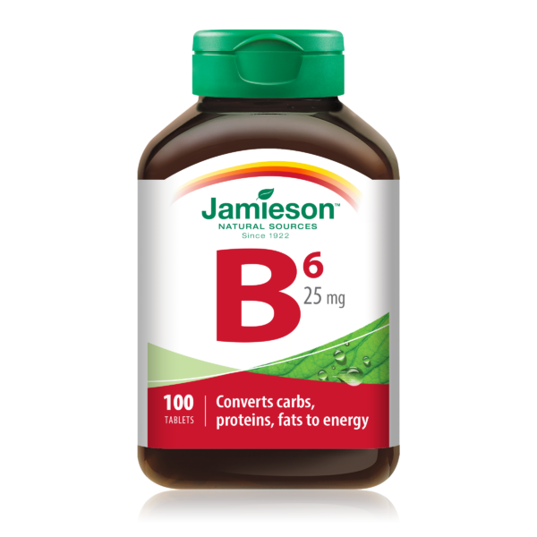 Jamieson Vitamin B6 Pyridoxine 25mg 100 Tablets