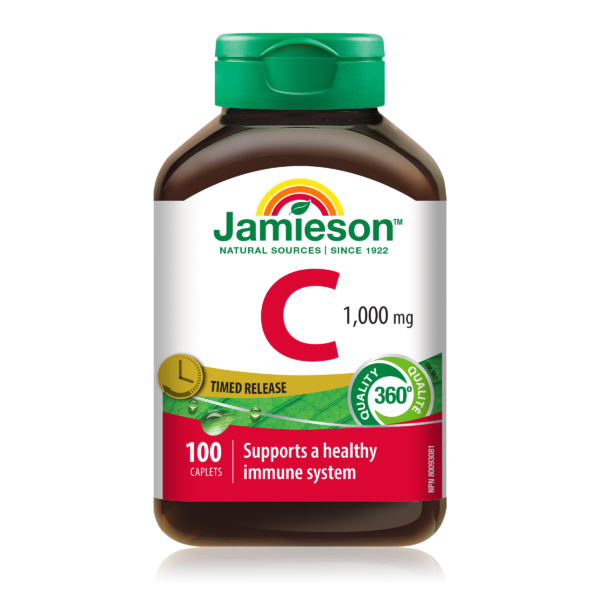 Jamieson Vitamin C 1000mg Timed Release 100 Caplets