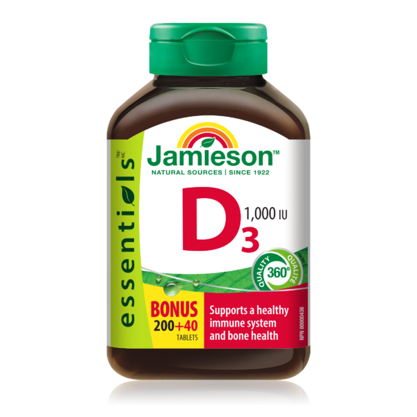 Jamieson Vitamin D3 1000 IU 240 Tablets