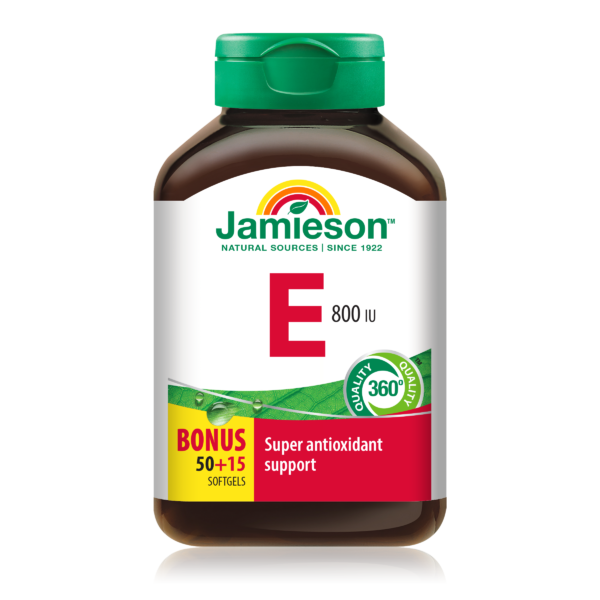 Jamieson Vitamin E 800 IU 65 Softgels