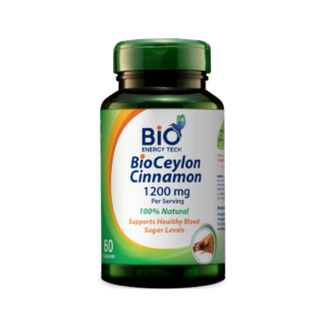 BioEnergyTech BioCeylon Cinnamon 1200mg 60 Capsules