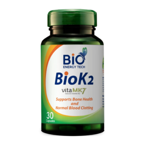 BioEnergyTech BioK2 Vitamin K2 MK-7 100mcg 30 Capsules