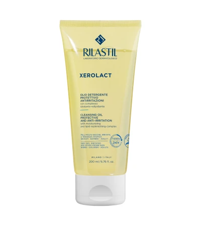 Rilastil Xerolact Cleansing Oil 200 ml | ريلاستيل زيت زيرولاكت للتنظيف