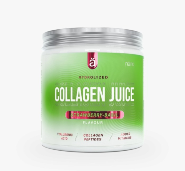 collagen juice strawberry basil
